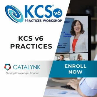 KCS Practices Workshop advert Enroll Now